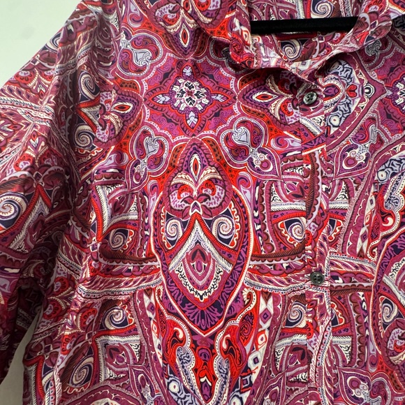 EUC Long Sleeve Collar Top by Lands' End - Picture 4 of 4